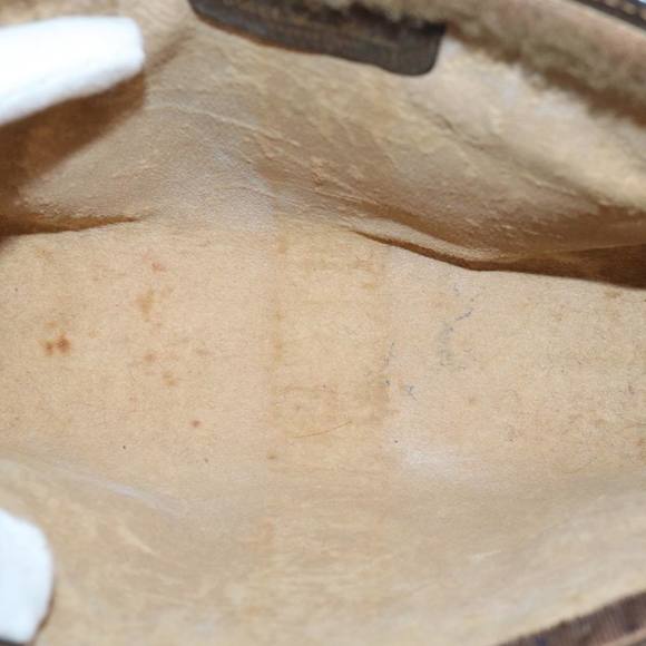 GUCCI GG Supreme Web Sherry Line Clutch Bag PVC Beige Red 84 01 001 Auth th5211 - Picture 9 of 16